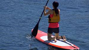 Figure 5: paddleboarding with a life jacket