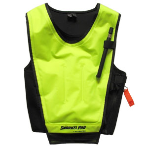 Figure 6 Snorkeling vest with inflator tube and other accessories