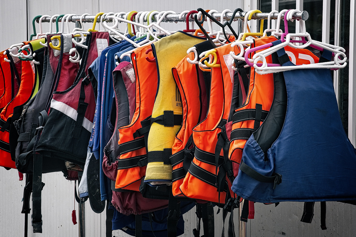 Figure 5 Rescue Life Jacket Worn Over Clothes